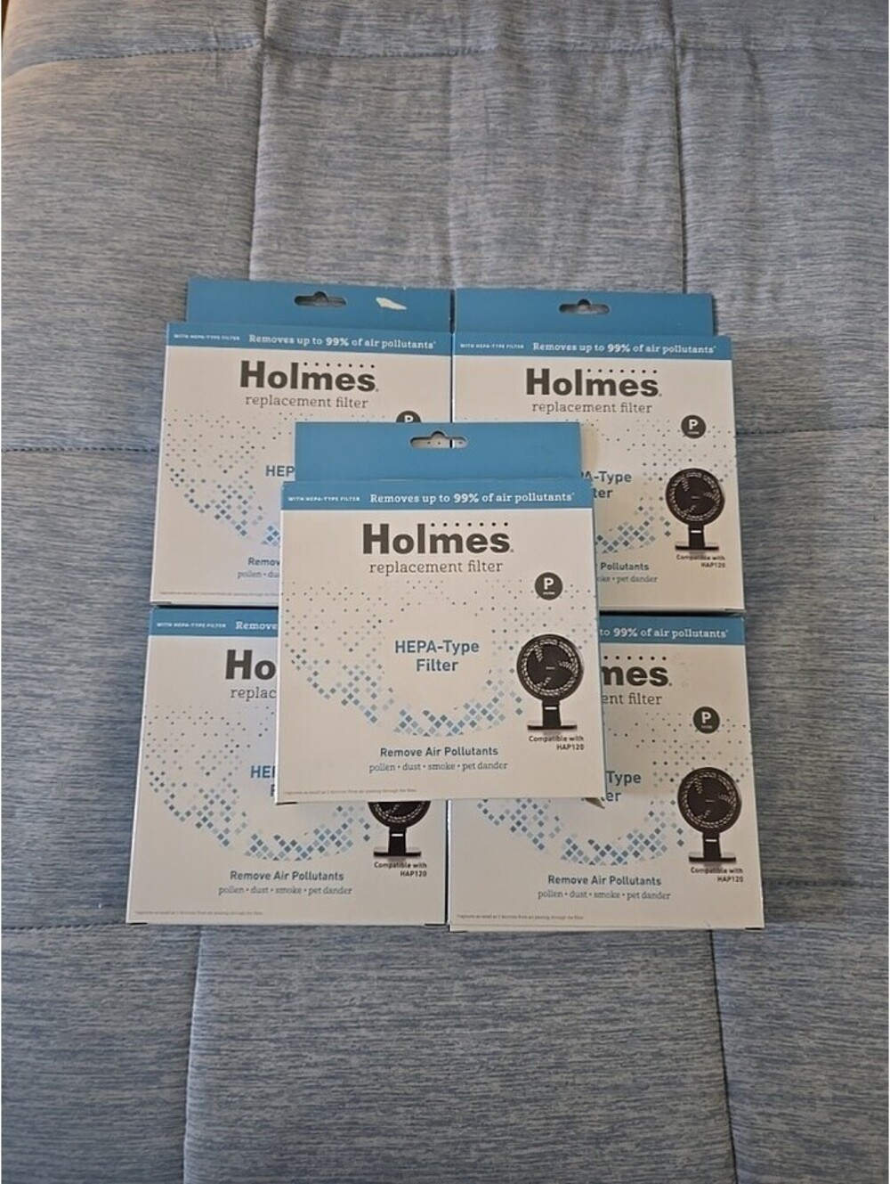 Holmes HEPA-Type Replacement Filter P Filter 2-Pack X5 for HAP120 Air Purifier